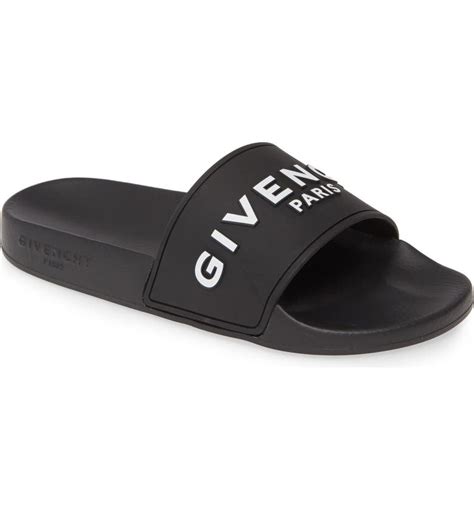 givenchy paris slides|givenchy slides white and black.